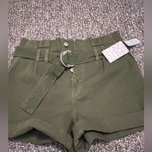 NWT !Free People Sage high waisted shorts
